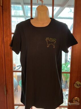 The Black Dog Black Graphic Logo Tee